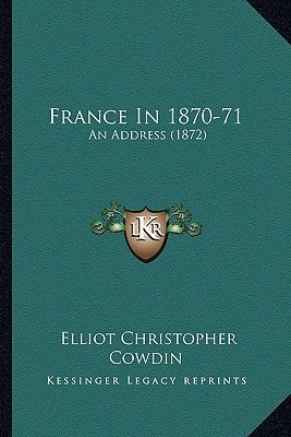 France In 1870-71: An Address (1872)