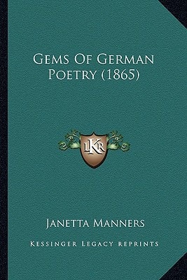 Gems Of German Poetry (1865)