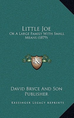 Little Joe: Or A Large Family With Small Means (1879)
