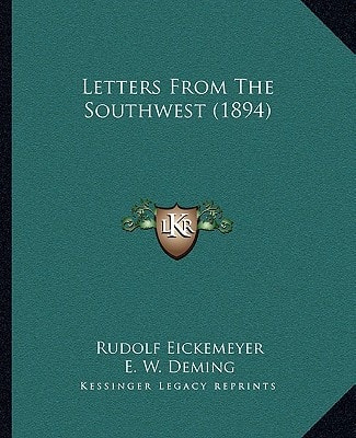 Letters From The Southwest (1894)