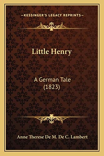 Little Henry: A German Tale (1823)