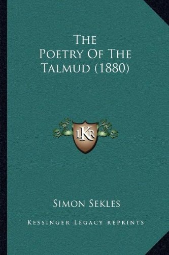 The Poetry Of The Talmud (1880)