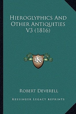 Hieroglyphics And Other Antiquities V3 (1816)