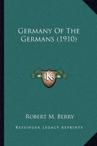 Germany Of The Germans (1910)