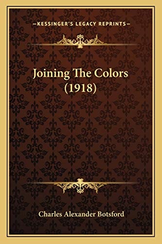 Joining The Colors (1918)