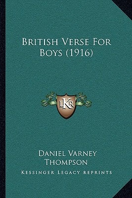 British Verse For Boys (1916)