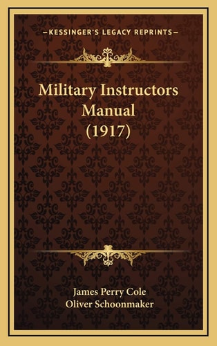 Military Instructors Manual (1917)