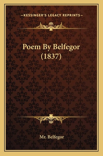 Poem By Belfegor (1837)
