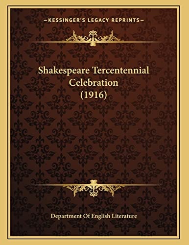 Shakespeare Tercentennial Celebration (1916)