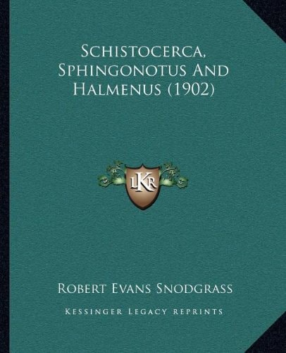 Schistocerca, Sphingonotus And Halmenus (1902)