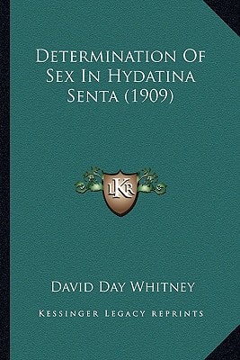 Determination Of Sex In Hydatina Senta (1909)