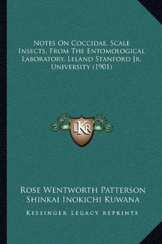 Notes On Coccidae, Scale Insects, From The Entomological Laboratory, Leland Stanford Jr. University (1901)