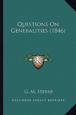 Questions On Generalities (1846)