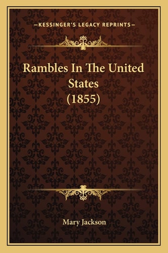 Rambles In The United States (1855)