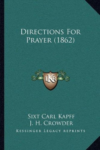 Directions For Prayer (1862)