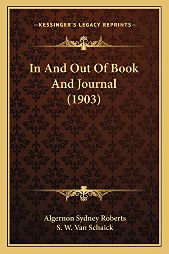 In And Out Of Book And Journal (1903)