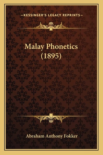 Malay Phonetics (1895)