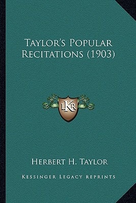 Taylor's Popular Recitations (1903)