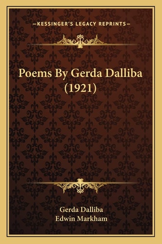 Poems By Gerda Dalliba (1921)