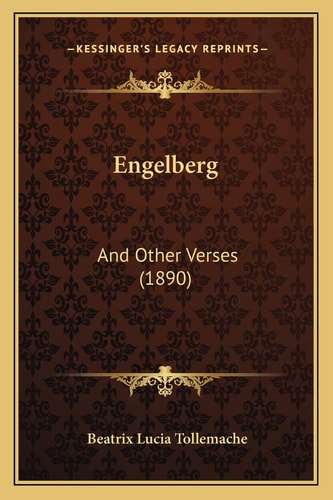 Engelberg: And Other Verses (1890)