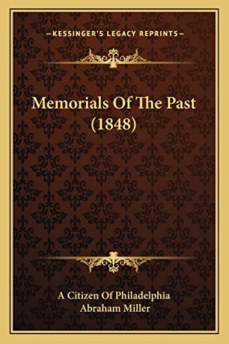 Memorials Of The Past (1848)