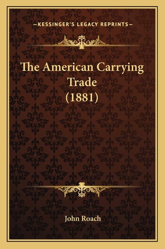 The American Carrying Trade (1881)
