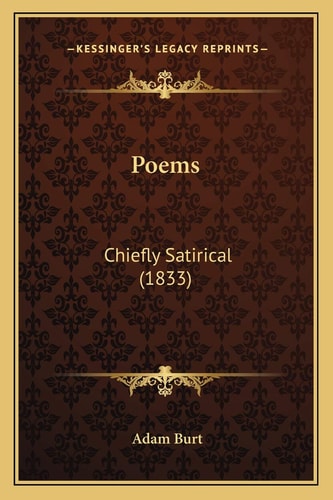 Poems: Chiefly Satirical (1833)