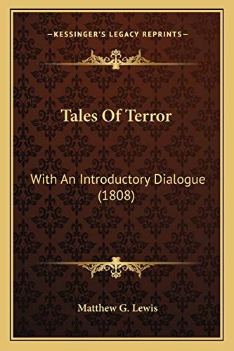 Tales Of Terror: With An Introductory Dialogue (1808)