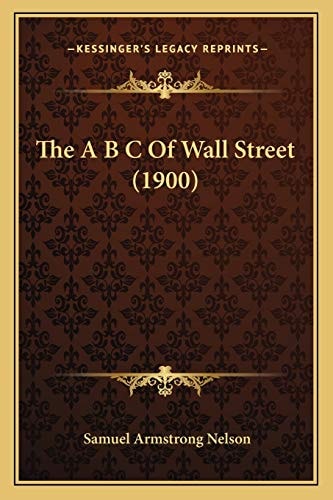 The A B C Of Wall Street (1900)