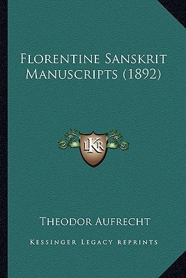 Florentine Sanskrit Manuscripts (1892)