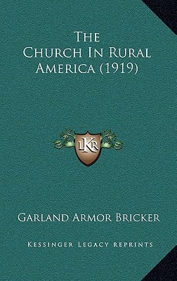 The Church In Rural America (1919)
