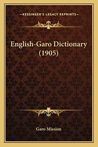 English-Garo Dictionary (1905)