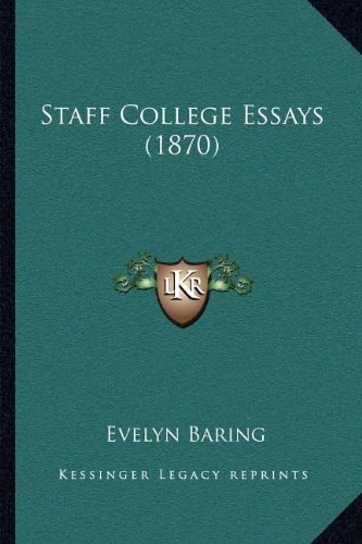 Staff College Essays (1870)