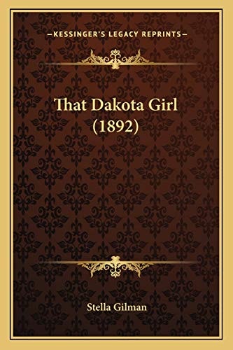 That Dakota Girl (1892)
