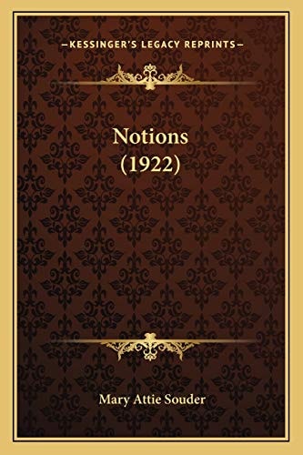 Notions (1922)
