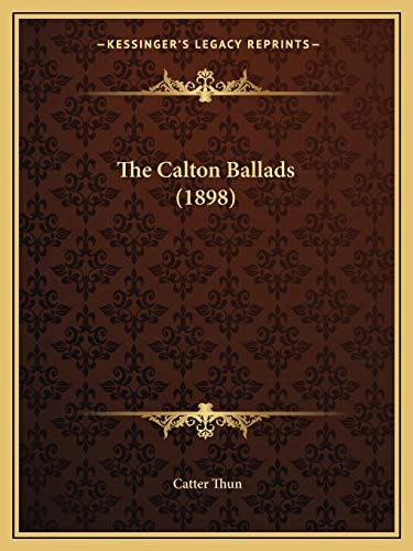 The Calton Ballads (1898)
