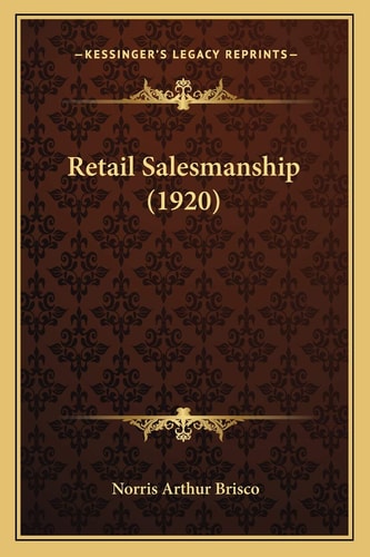 Retail Salesmanship (1920)