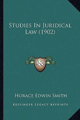 Studies In Juridical Law (1902)