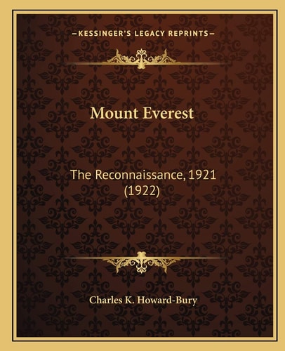 Mount Everest: The Reconnaissance, 1921 (1922)