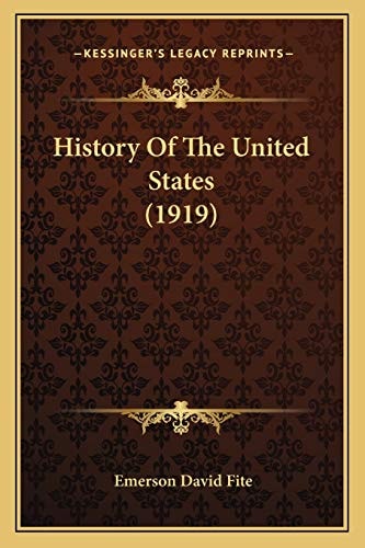 History Of The United States (1919)