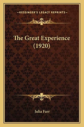 The Great Experience (1920)