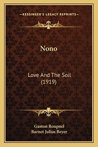 Nono: Love And The Soil (1919)
