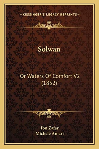 Solwan: Or Waters Of Comfort V2 (1852)