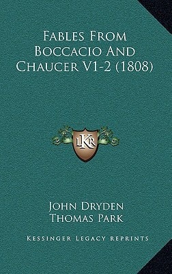 Fables From Boccacio And Chaucer V1-2 (1808)