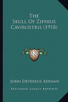 The Skull Of Ziphius Cavirostris (1918)