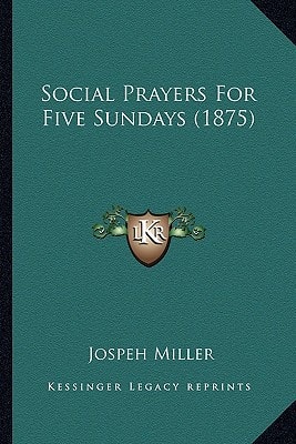 Social Prayers For Five Sundays (1875)