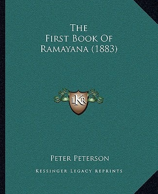 The First Book Of Ramayana (1883)