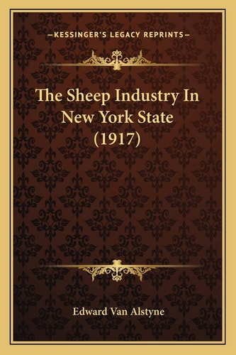 The Sheep Industry In New York State (1917)