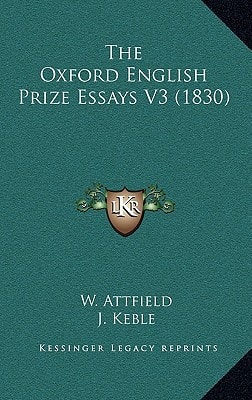 The Oxford English Prize Essays V3 (1830)