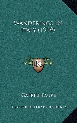 Wanderings In Italy (1919)